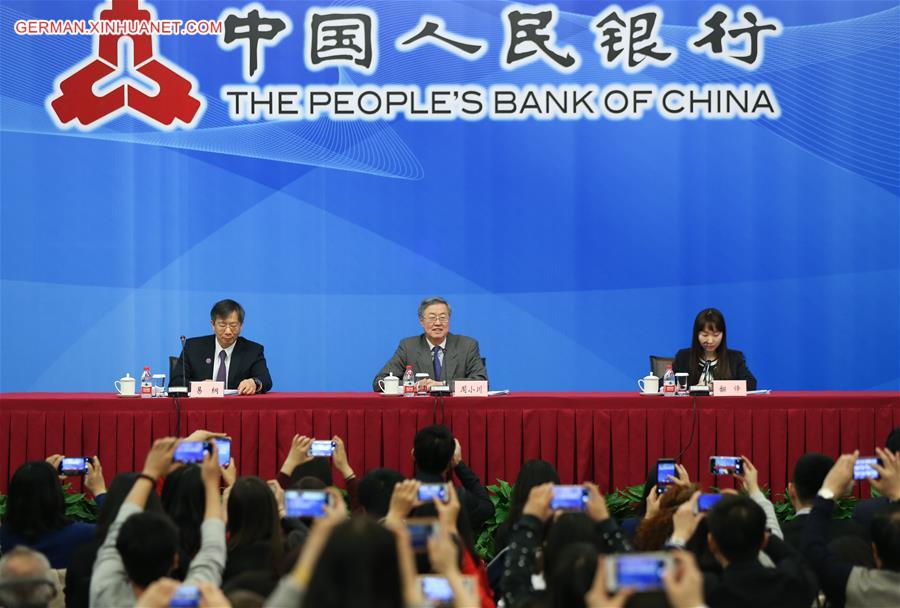 CHINA-SHANGHAI-CENTRAL BANK-PRESS CONFERENCE (CN)