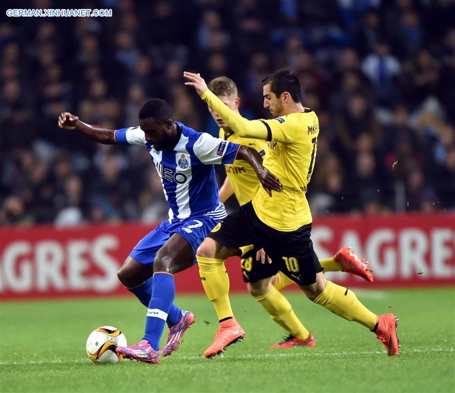 (SP)PORTUGAL-PORTO-SOCCER-EUROPA LEAGUE-PORTO VS DORTMUND