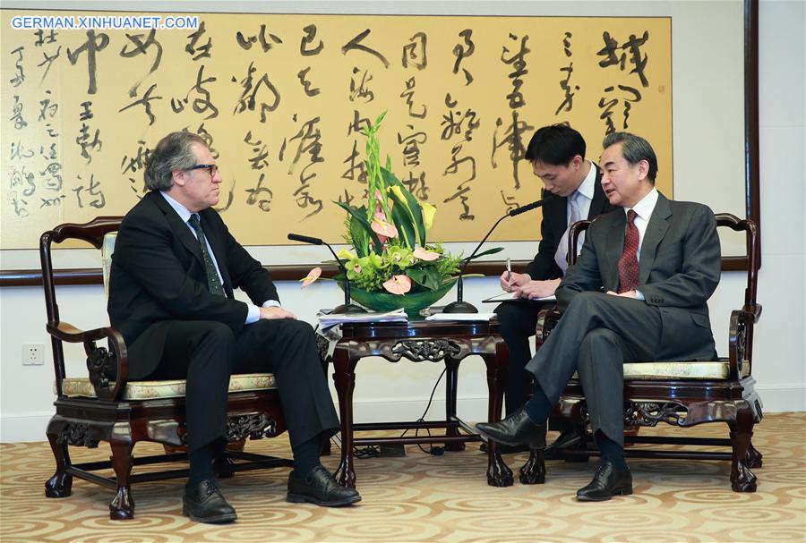 CHINA-BEIJING-WANG YI-OAS-MEETING (CN)