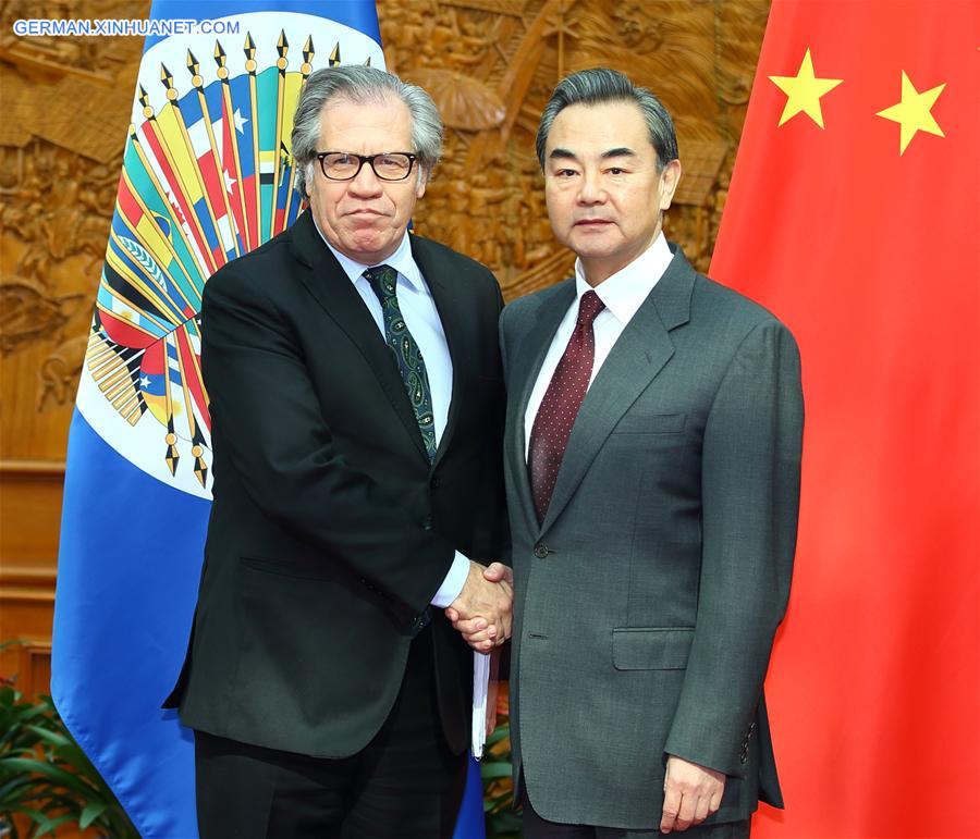 CHINA-BEIJING-WANG YI-OAS-MEETING(CN)