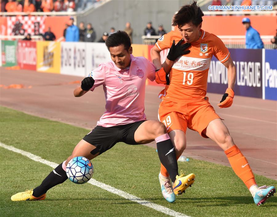 (SP)CHINA-JINAN-FOOTBALL-AFC CHAMPIONS LEAGUE (CN)