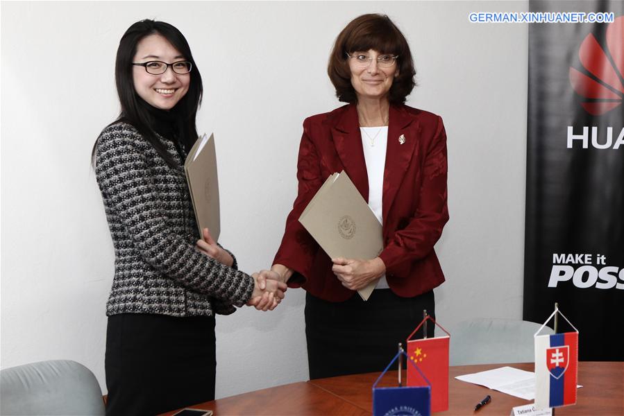 SLOVAKIA-ZILINA-ZILINA UNIVERSITY-HUAWEI-TECHNOLOGY RESEARCH-COOPERATION