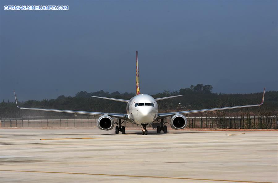 CHINA-HAINAN-QIONGHAI-BOAO AIRPORT-TRIAL FLIGHT(CN)