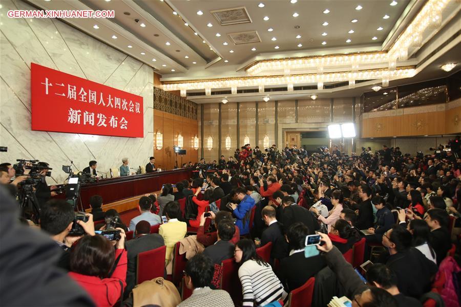 (TWO SESSIONS) CHINA-BEIJING-NPC-PRESS CONFERENCE (CN) 