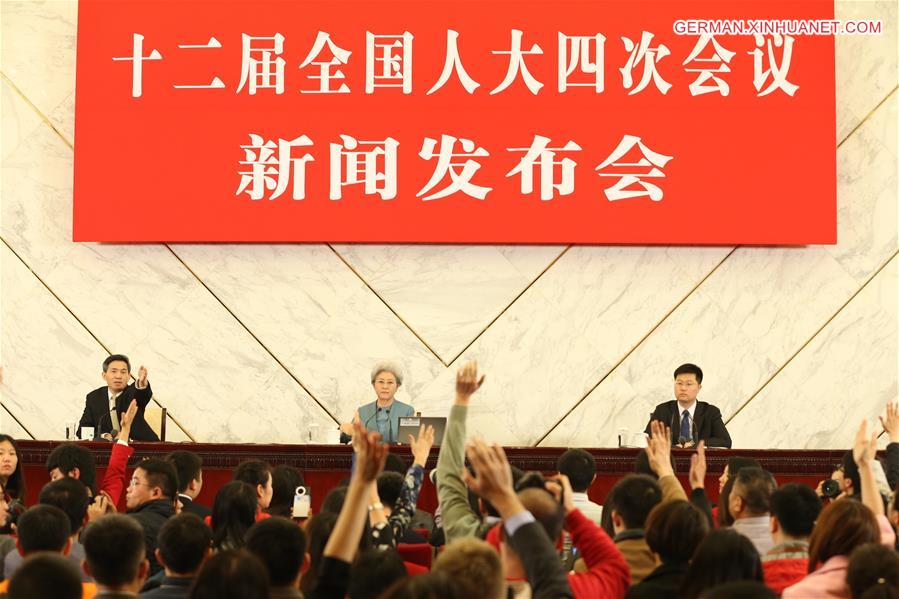 (TWO SESSIONS) CHINA-BEIJING-NPC-PRESS CONFERENCE (CN) 