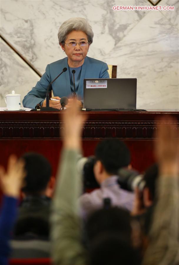 (TWO SESSIONS) CHINA-BEIJING-NPC-PRESS CONFERENCE (CN) 