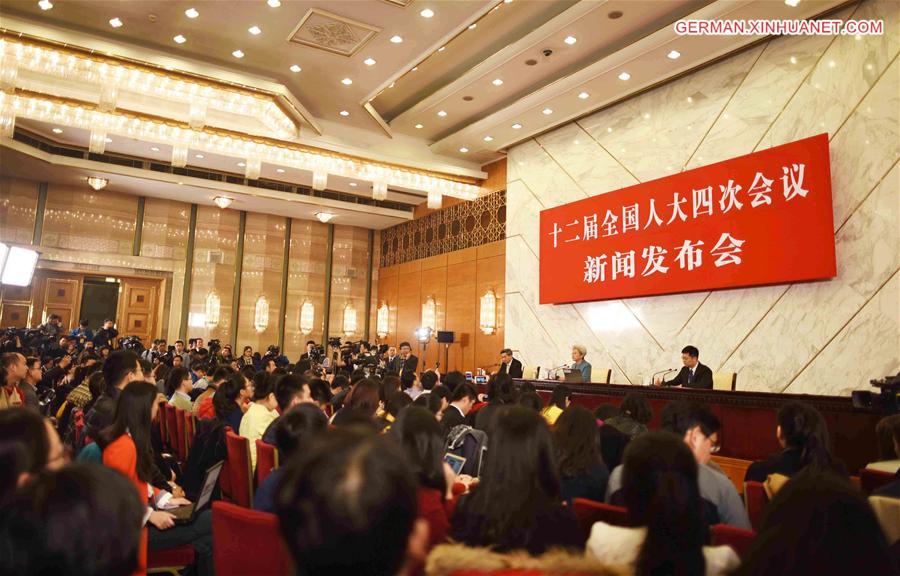 (TWO SESSIONS) CHINA-BEIJING-NPC-PRESS CONFERENCE (CN) 