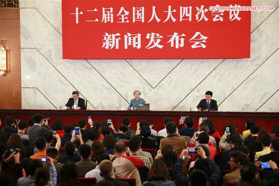 (TWO SESSIONS) CHINA-BEIJING-NPC-PRESS CONFERENCE (CN) 