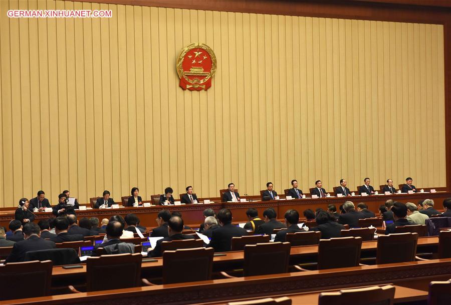 (TWO SESSIONS) CHINA-BEIJING-NPC-PRESIDIUM-MEETING (CN)