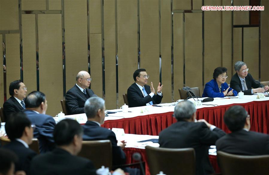 (TWO SESSIONS) CHINA-BEIJING-LI KEQIANG-CPPCC-PANEL DISCUSSION (CN) 