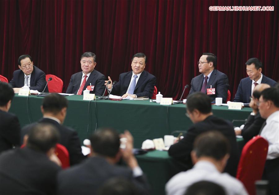 (TWO SESSIONS) CHINA-BEIJING-LIU YUNSHAN-CPPCC-PANEL DISCUSSION (CN) 