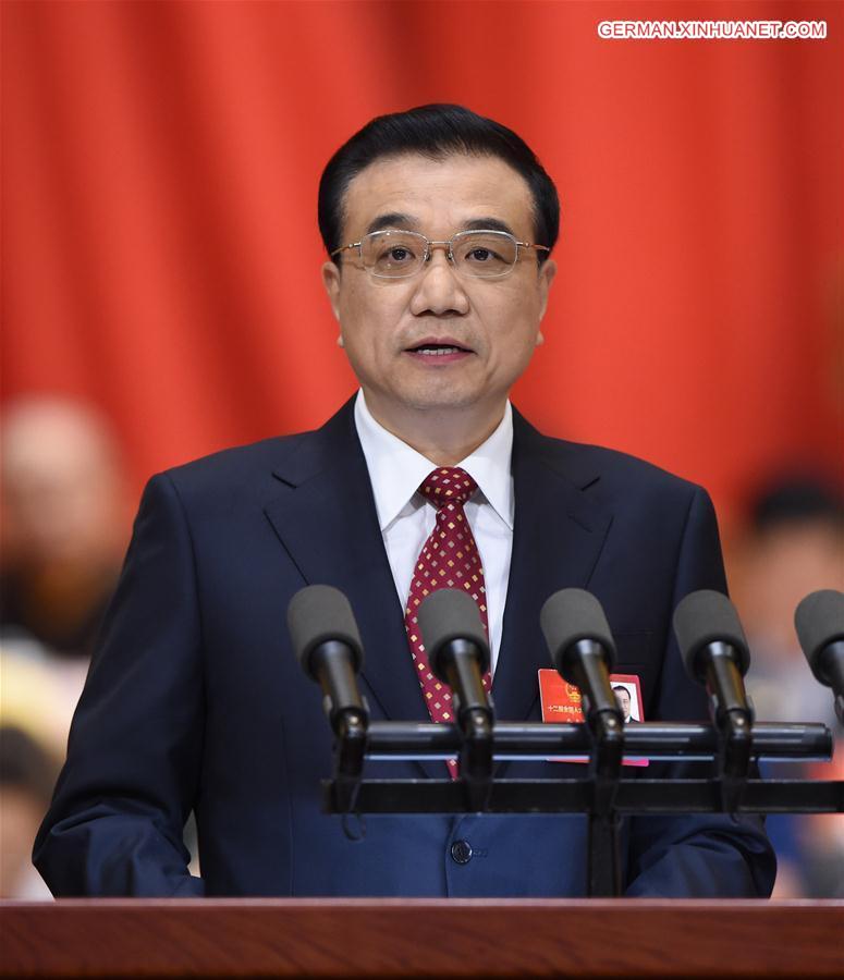 (TWO SESSIONS)CHINA-BEIJING-LI KEQIANG-NPC-OPENING (CN)