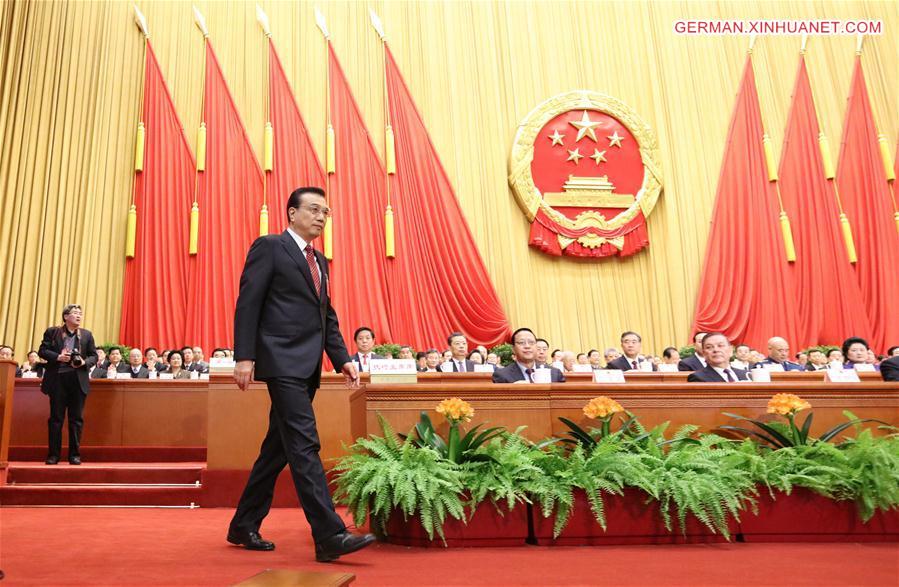 (TWO SESSIONS)CHINA-BEIJING-LI KEQIANG-NPC-OPENING (CN)