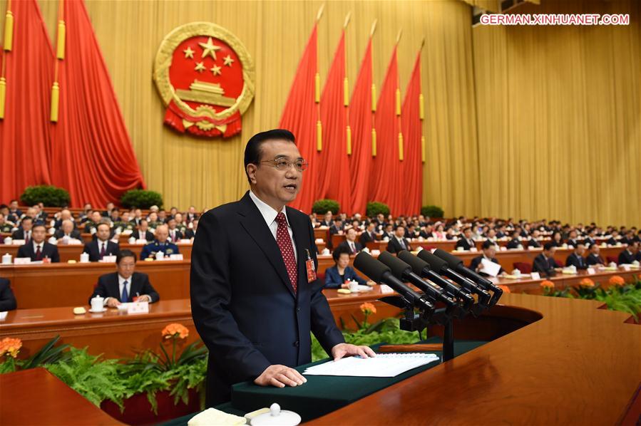 (TWO SESSIONS)CHINA-BEIJING-LI KEQIANG-NPC-OPENING (CN) 