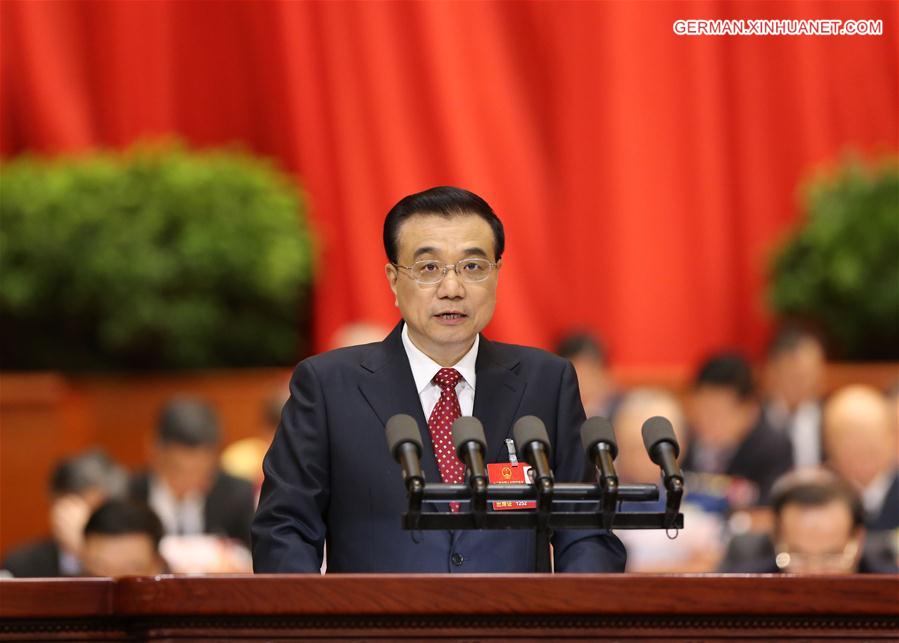 (TWO SESSIONS)CHINA-BEIJING-LI KEQIANG-NPC-OPENING (CN)