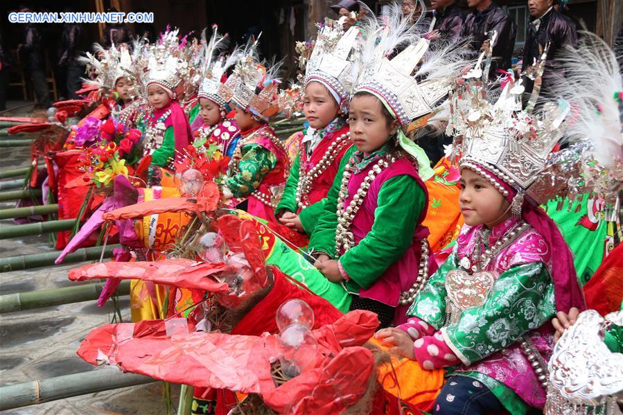 #CHINA-GUIZHOU-QIANDONGNAN-DONG PEOPLE-TAIGUANREN(CN)