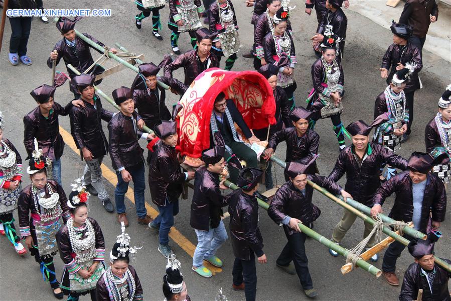 #CHINA-GUIZHOU-QIANDONGNAN-DONG PEOPLE-TAIGUANREN(CN)