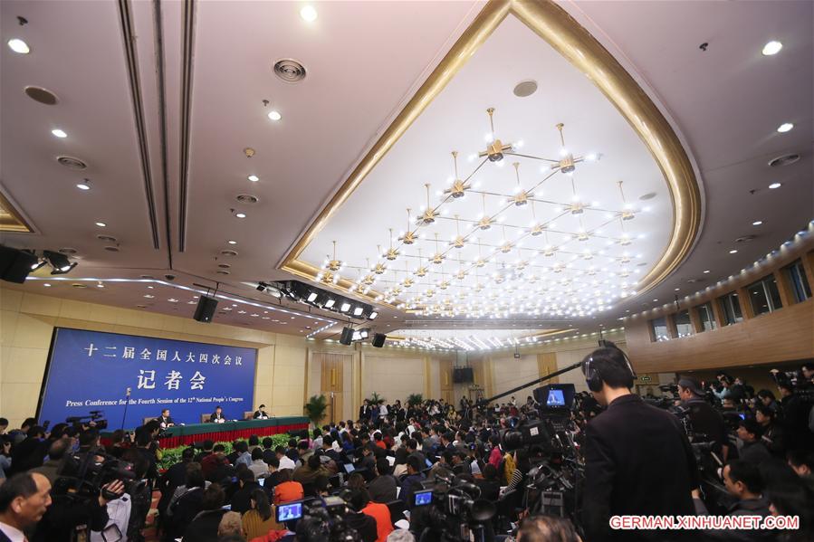 (TWO SESSIONS)CHINA-BEIJING-NPC-PRESS CONFERENCE (CN) 