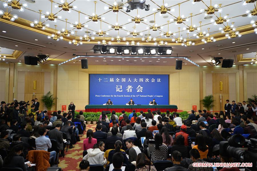 (TWO SESSIONS)CHINA-BEIJING-NPC-PRESS CONFERENCE (CN) 