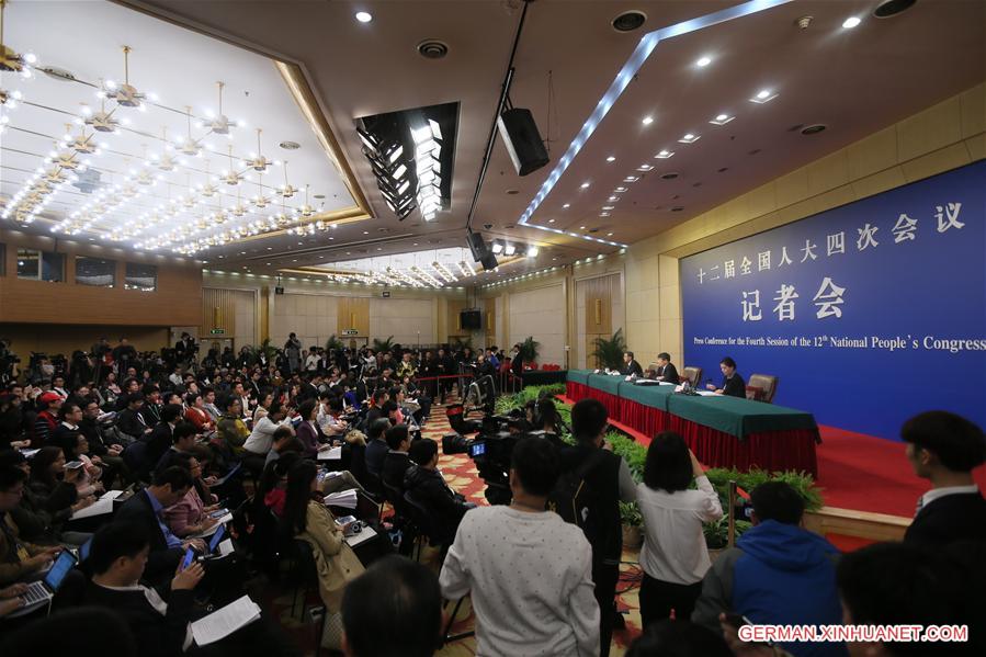 (TWO SESSIONS)CHINA-BEIJING-NPC-PRESS CONFERENCE (CN) 