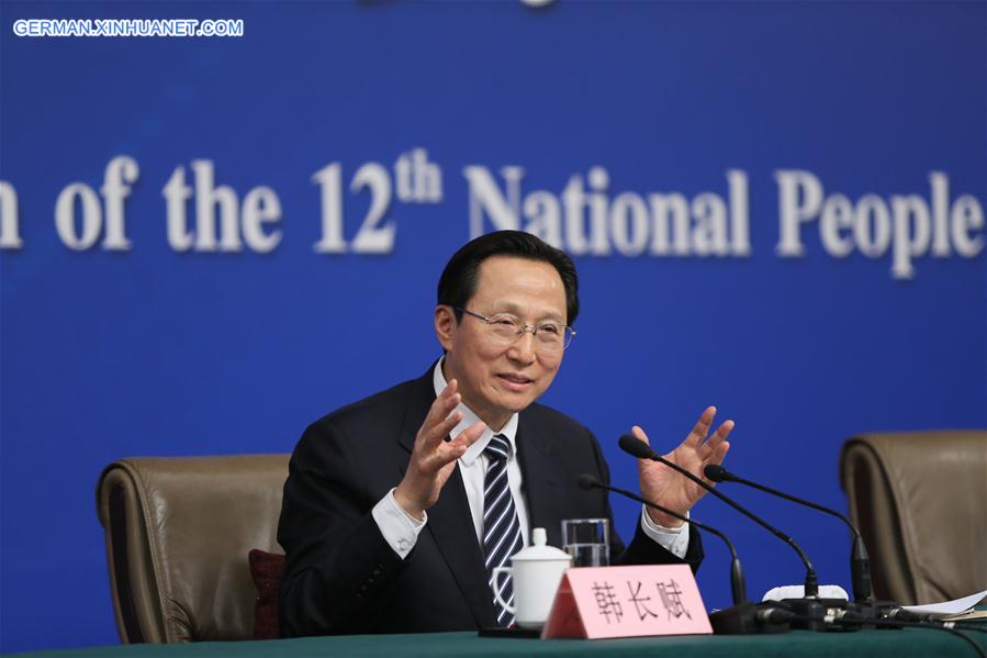 (TWO SESSIONS)CHINA-BEIJING-NPC-PRESS CONFERENCE (CN)