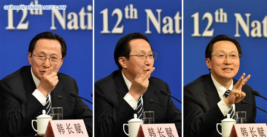 (TWO SESSIONS)CHINA-BEIJING-NPC-PRESS CONFERENCE (CN)