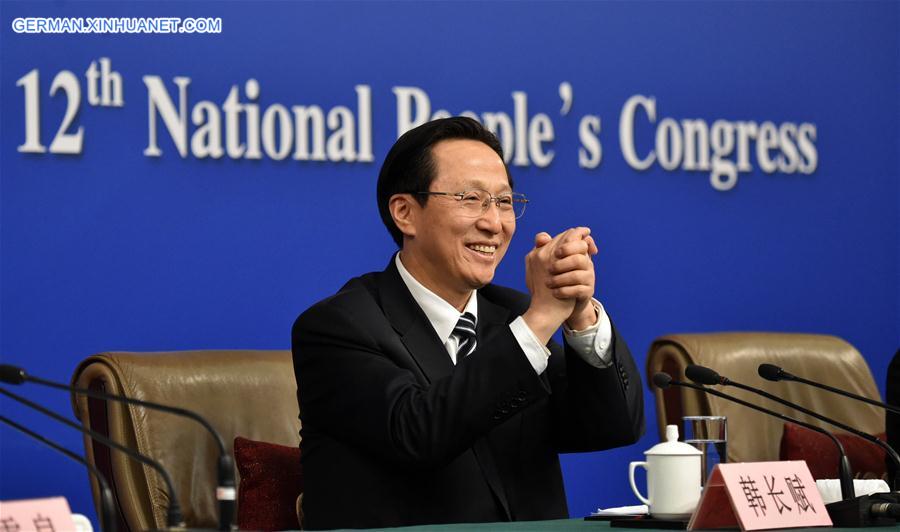 (TWO SESSIONS)CHINA-BEIJING-NPC-PRESS CONFERENCE (CN)