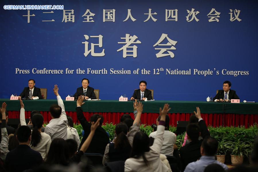 (TWO SESSIONS)CHINA-BEIJING-NPC-PRESS CONFERENCE (CN)