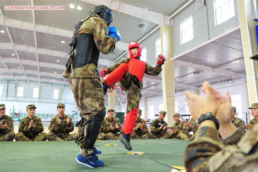 #CHINA-XINJIANG-HAMI-FEMALE SOLDIERS (CN)