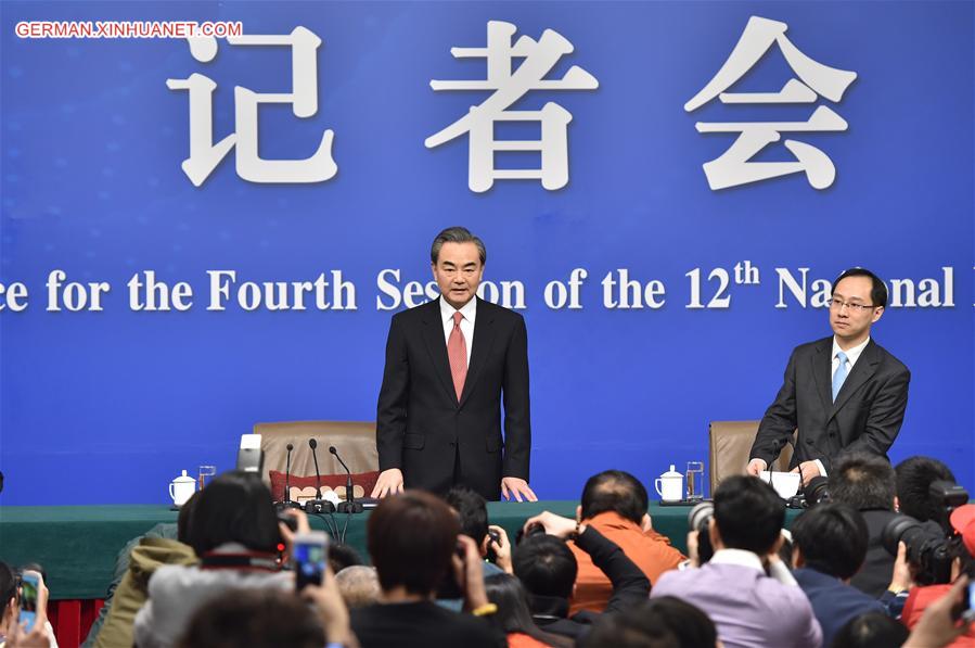 (TWO SESSIONS)CHINA-BEIJING-NPC-PRESS CONFERENCE-WANG YI (CN)