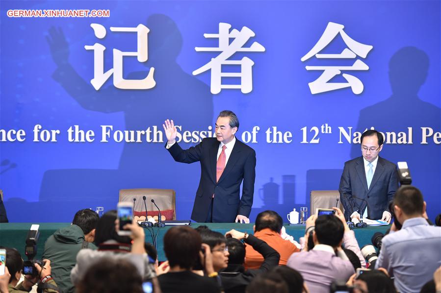 (TWO SESSIONS)CHINA-BEIJING-NPC-PRESS CONFERENCE-WANG YI (CN)