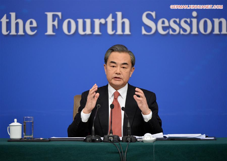 (TWO SESSIONS)CHINA-BEIJING-NPC-PRESS CONFERENCE-WANG YI (CN)