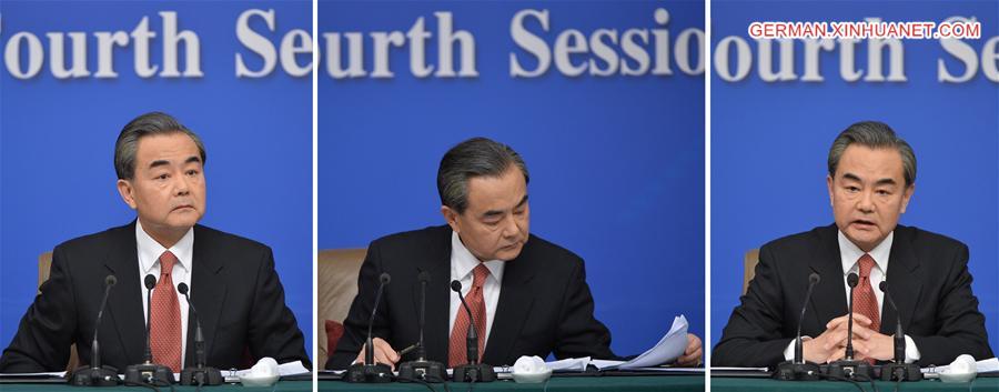 (TWO SESSIONS)CHINA-BEIJING-NPC-PRESS CONFERENCE-WANG YI (CN)