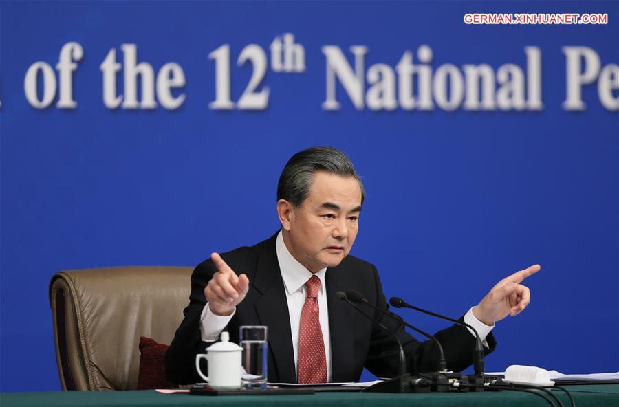 (TWO SESSIONS)CHINA-BEIJING-NPC-PRESS CONFERENCE-WANG YI (CN)