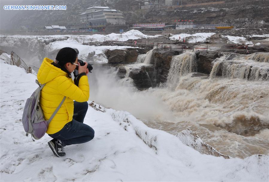 #CHINA-SHANXI-HUKOU WATERFALL-SNOW (CN)