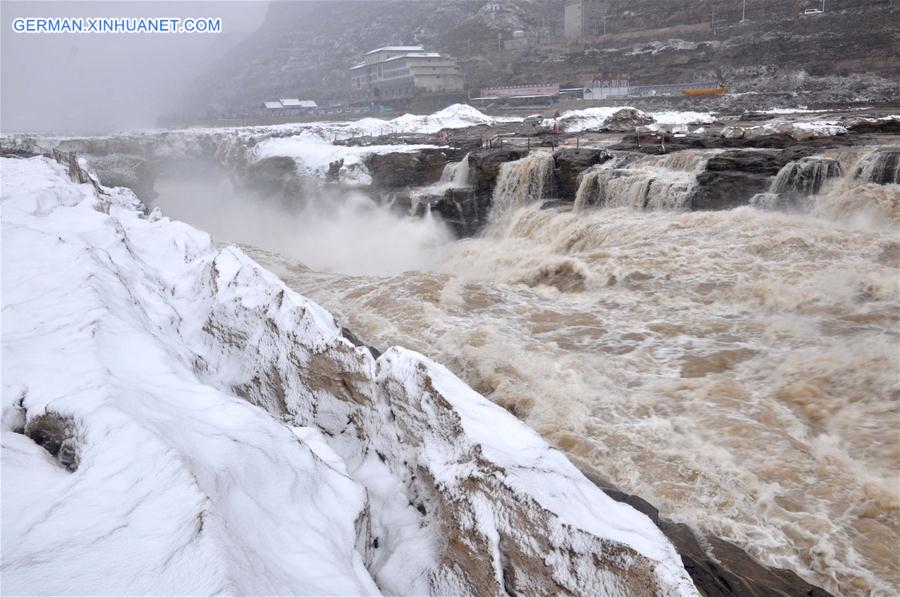 #CHINA-SHANXI-HUKOU WATERFALL-SNOW (CN)