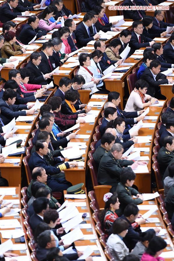 (TWO SESSIONS)CHINA-BEIJING-NPC-2ND PLENARY MEETING (CN)