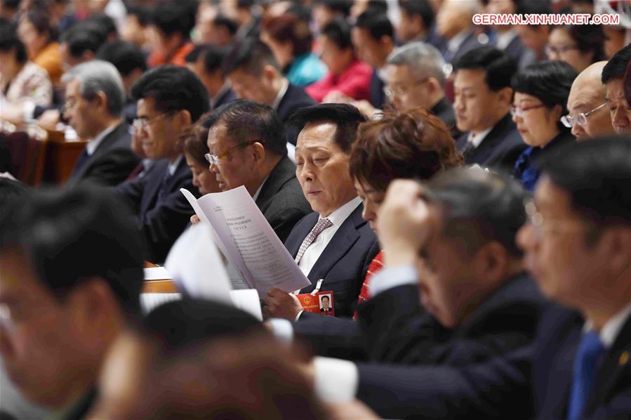 (TWO SESSIONS)CHINA-BEIJING-NPC-2ND PLENARY MEETING (CN)