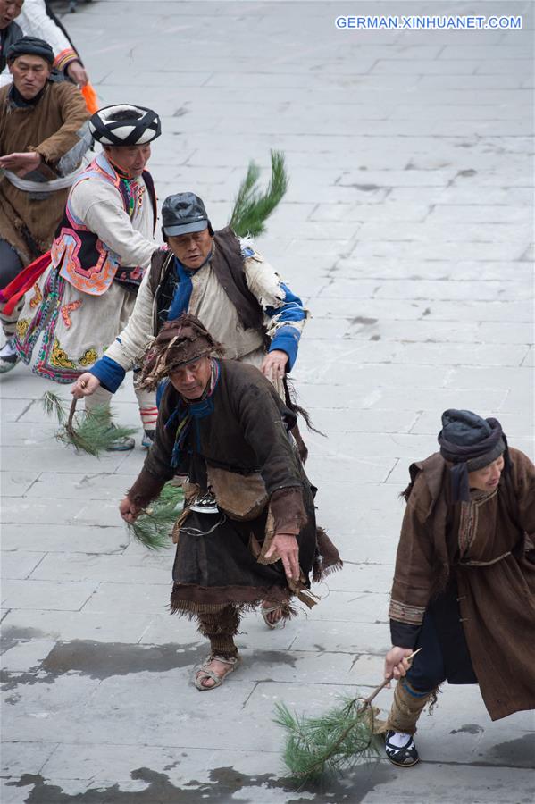 CHINA-SICHUAN-QIANG ETHNIC GROUP-GUAIRU FESTIVAL (CN)