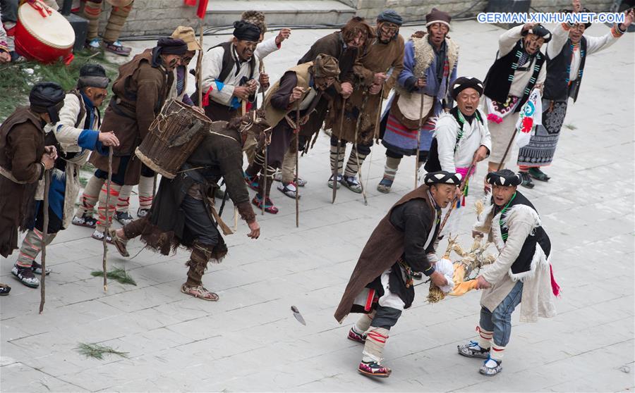 CHINA-SICHUAN-QIANG ETHNIC GROUP-GUAIRU FESTIVAL (CN)