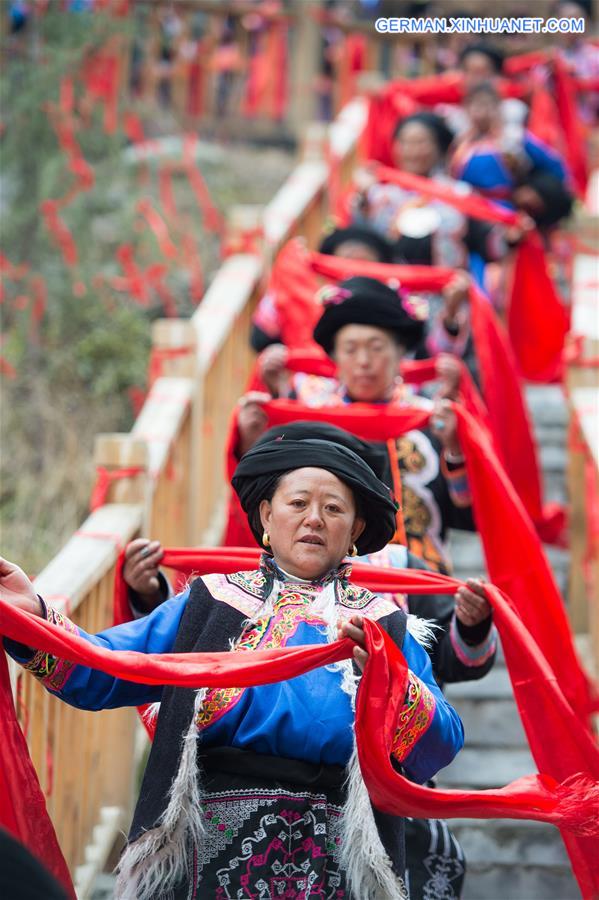 CHINA-SICHUAN-QIANG ETHNIC GROUP-GUAIRU FESTIVAL (CN)