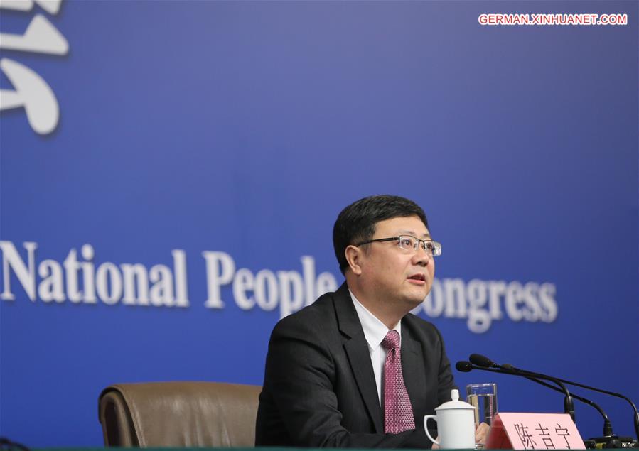 (TWO SESSIONS)CHINA-BEIJING-NPC-PRESS CONFERENCE-ENVIRONMENTAL PROTECTION (CN)