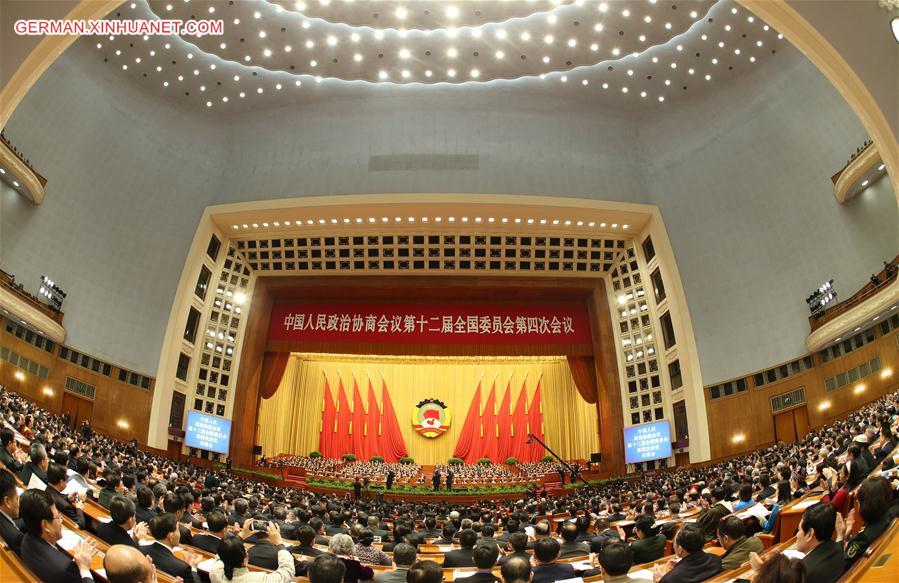 (TWO SESSIONS)CHINA-BEIJING-CPPCC-CLOSING MEETING (CN) 