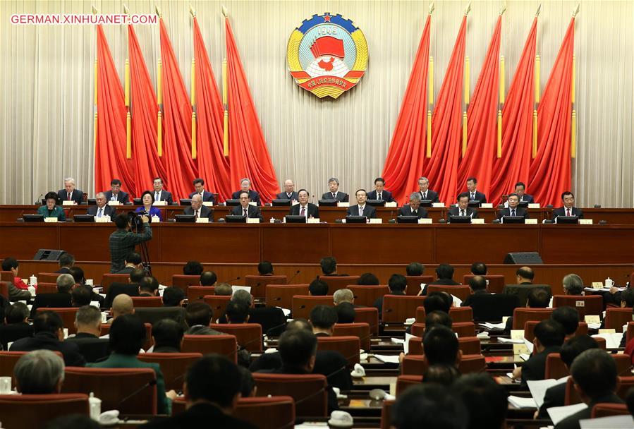(TWO SESSIONS)CHINA-BEIJING-CPPCC-STANDING COMMITTEE-MEETING (CN) 