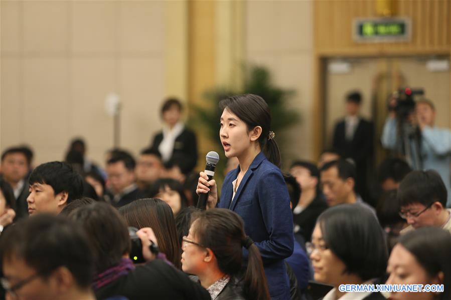 (TWO SESSIONS)CHINA-BEIJING-NPC-PRESS CONFERENCE (CN) 