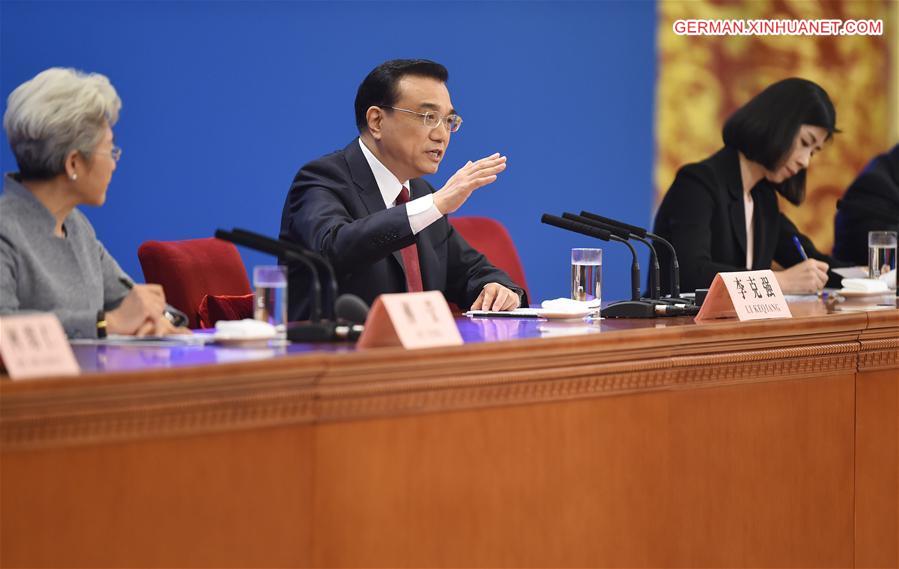 (TWO SESSIONS)CHINA-BEIJING-LI KEQIANG-PRESS CONFERENCE (CN) 
