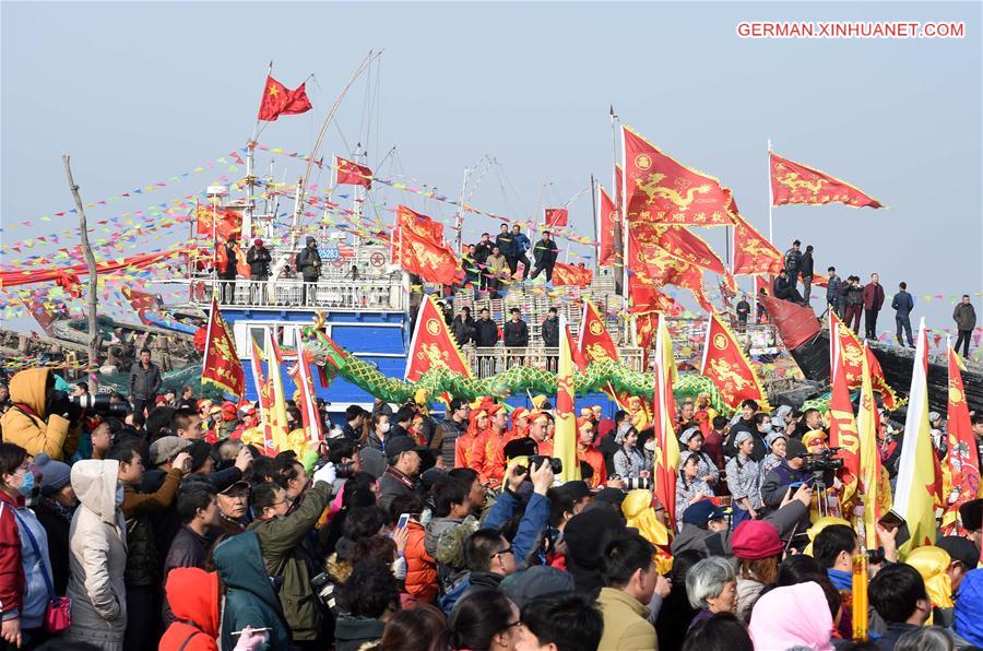 CHINA-LIAONING-PANJIN-FISHING RITUAL (CN)