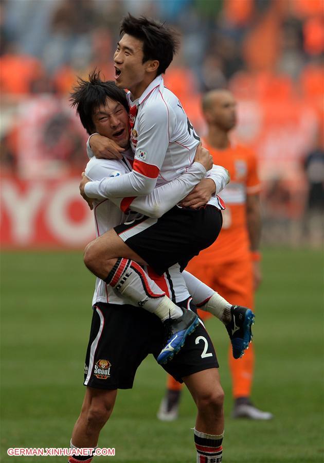 (SP)CHINA-JINAN-AFC CHAMPIONSHIPS LEAGUE 2016-GROUP F-SHANDONG LUNENG VS FC SEOUL