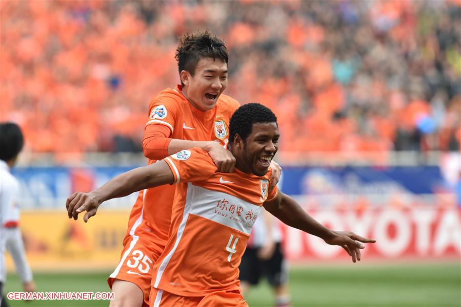 (SP)CHINA-JINAN-AFC CHAMPIONSHIPS LEAGUE 2016-GROUP F-SHANDONG LUNENG VS FC SEOUL