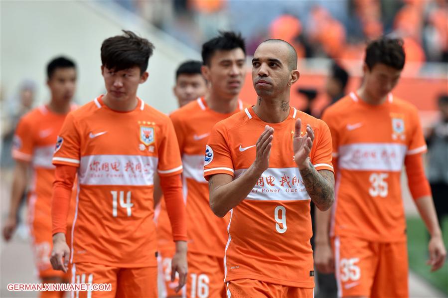 (SP)CHINA-JINAN-AFC CHAMPIONSHIPS LEAGUE 2016-GROUP F-SHANDONG LUNENG VS FC SEOUL